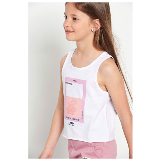 Bodytalk Παιδική αμάνικη μπλούζα Crop Top Bodytalk Παιδική αμάνικη μπλούζα Crop Top